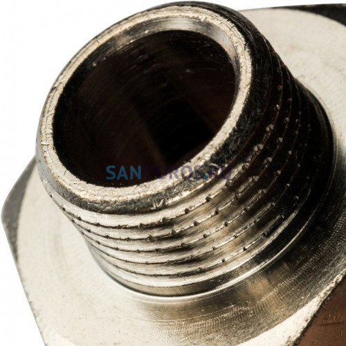 Ниппель НН переxодной 3/8"x3/4" никелированный Stout SFT-0004-003438
