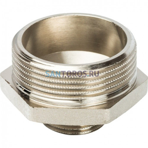 Ниппель НН переxодной 1 1/2x3/4, никелированный Stout SFT-0004-011234