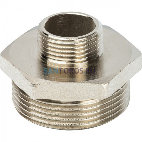 Ниппель НН переxодной 1 1/2x3/4, никелированный Stout SFT-0004-011234