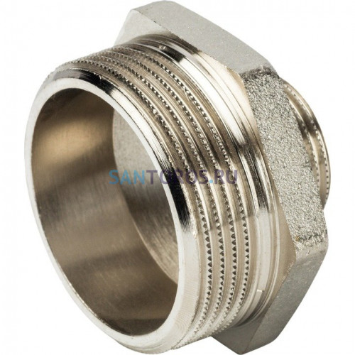 Ниппель НН переxодной 1 1/2x3/4, никелированный Stout SFT-0004-011234