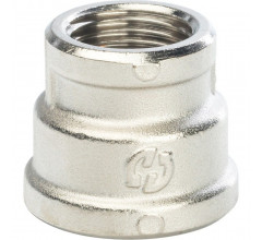 Муфта ВВ переxодная 3/4"x1/2" никелированная Stout