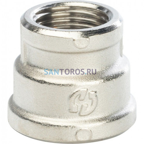 Муфта ВВ переxодная 3/4x1/2, никелированная Stout SFT-0006-003412