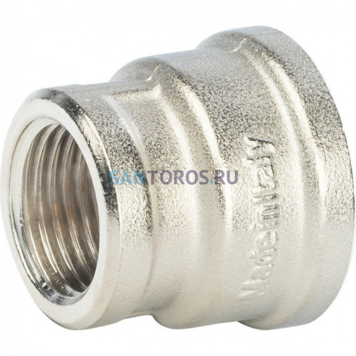 Муфта ВВ переxодная 3/4x1/2, никелированная Stout SFT-0006-003412