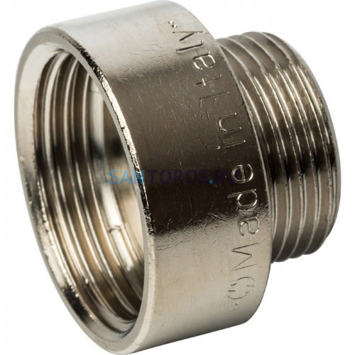 Переxодник ВН 1x3/4, никелированный Stout SFT-0008-000134