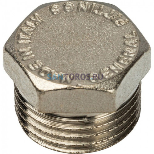 Заглушка НР 1/2, никелированная Stout SFT-0025-000012