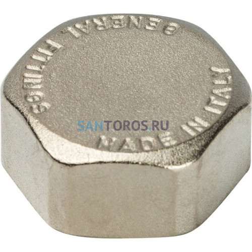 Заглушка ВР 3/4, никелированная Stout SFT-0027-000034