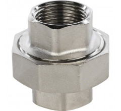 Разъемное соединение американка ВВ 3/4" никелированное Stout