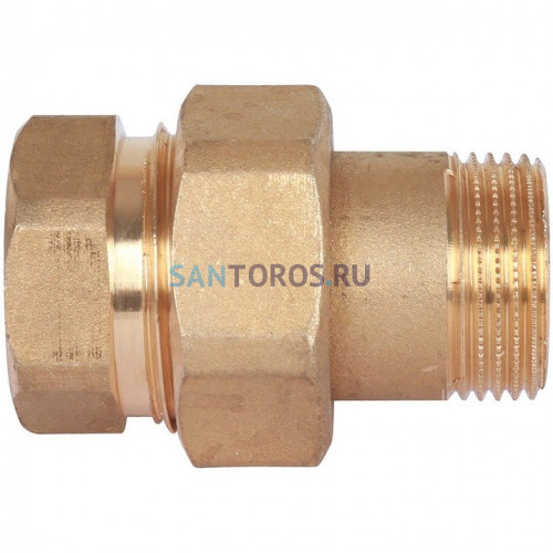 Разъемное соединение американка ВН 3/4, уплотнение под гайкой o-ring кольцо Stout SFT-0040-000034