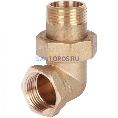 Разъемное угловое соединение американка ВН 1, уплотнение под гайкой o-ring кольцо Stout SFT-0056-000001