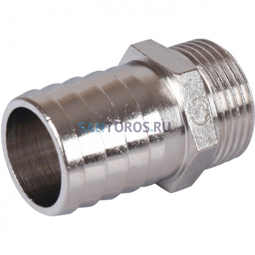 Штуцер НР 3/4x25, никелированный Stout SFT-0067-003425