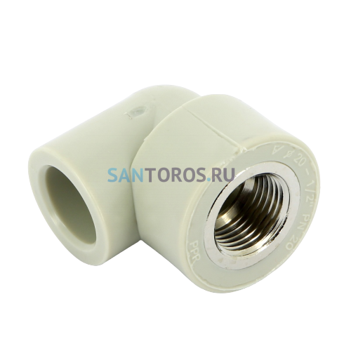 Угольник PPR с внутренней резьбой 20х1/2 FV-Plast AA218020012