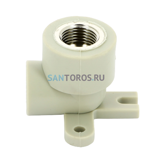 Колено настенное с металлической внутренней резьбой 20x1/2 PPR FV-Plast AA219020012