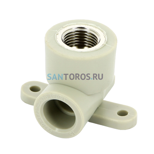 Колено настенное с металлической внутренней резьбой 20x1/2 PPR FV-Plast AA219020012