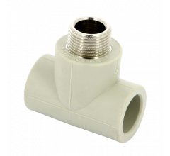 Тройник PPR с наружной резьбой 25x3/4" FV-Plast