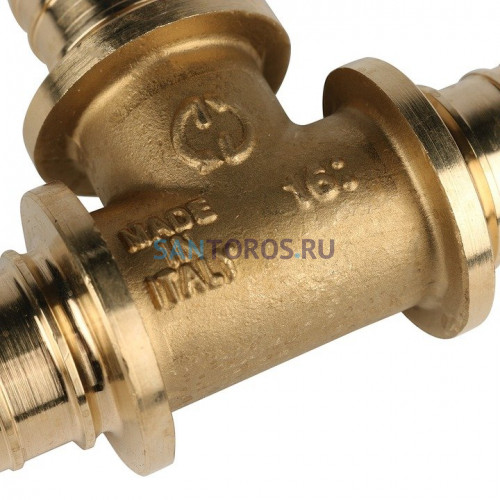 Тройник равнопроходный 25x25x25 для труб из сшитого полиэтилена Stout SFA-0013-000025