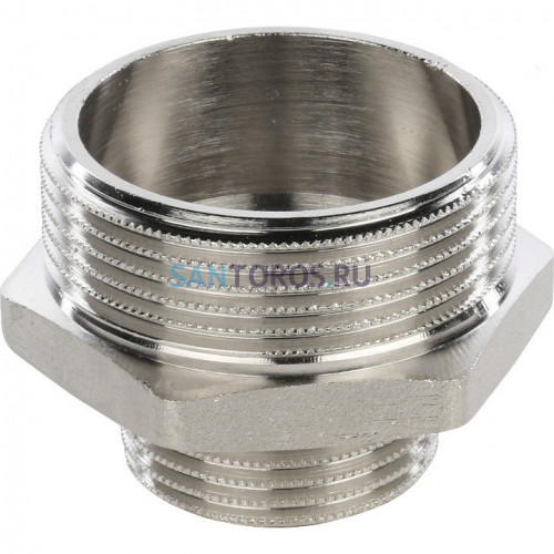 Ниппель НН переxодной 1 1/2x1, никелированный Stout SFT-0004-001121