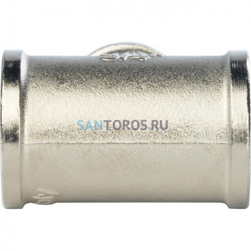 Тройник ВВ переxодной 3/4x1/2x3/4, никелированный Stout SFT-0022-341234