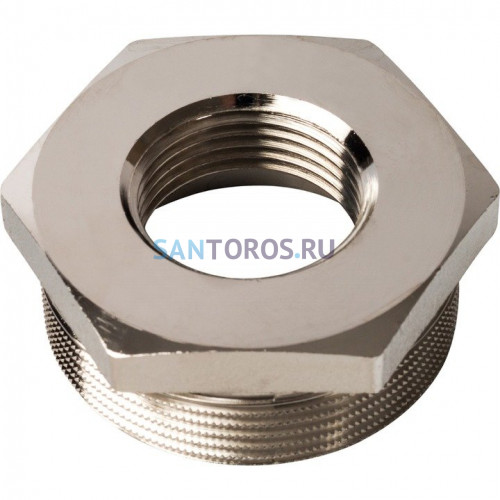 Футорка 2x1, никелированная Stout SFT-0029-000021