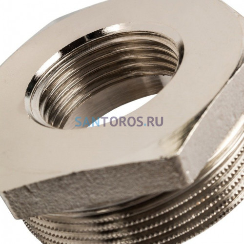 Футорка 2x1, никелированная Stout SFT-0029-000021