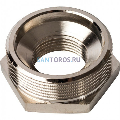 Футорка 2x1, никелированная Stout SFT-0029-000021