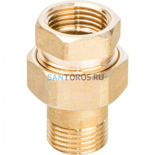 Разъемное соединение 1/2 американка ВН, уплотнение под гайкой по плоскости Stout SFT-0044-000012
