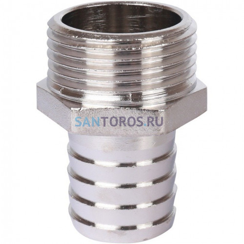 Штуцер НР 1x25, никелированный Stout SFT-0067-000125