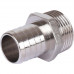 Штуцер НР 1x25, никелированный Stout SFT-0067-000125