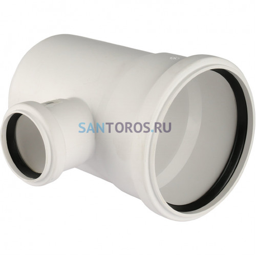 Тройник канализационный Raupiano Plus 110/50х87° Rehau (11213241001) 11213241001