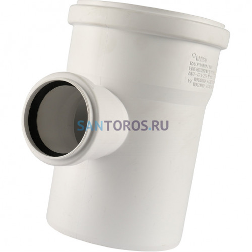 Тройник канализационный Raupiano Plus 110/50х87° Rehau (11213241001) 11213241001