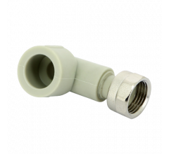 Угольник PPR с накидной гайкой 20x1/2" FV-Plast
