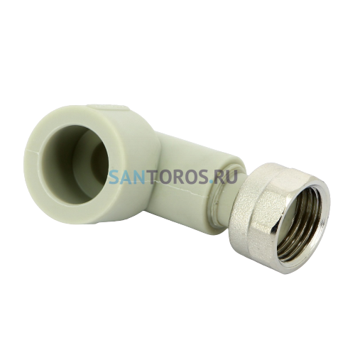 Угольник PPR с накидной гайкой 20x1/2 FV-Plast AA227020012