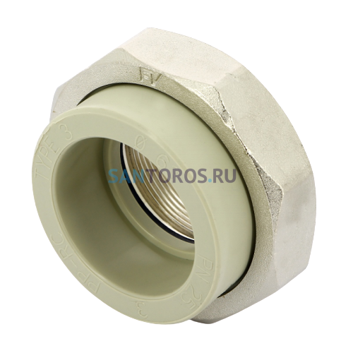 Разъёмное соединение PPR с внутренней резьбой 63x2 FV-Plast AA236063002