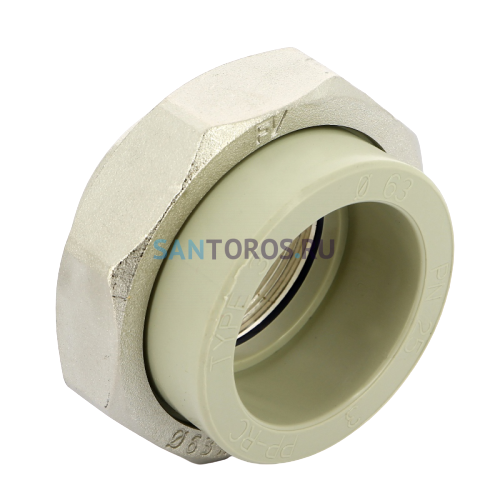 Разъёмное соединение PPR с внутренней резьбой 63x2 FV-Plast AA236063002