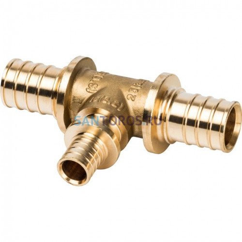 Тройник переходной 25x16x25 для труб из сшитого полиэтилена Stout SFA-0014-251625