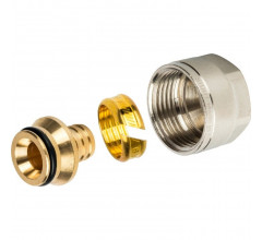 Фитинг компрессионный для труб PE-X 16х2,0х3/4" Stout