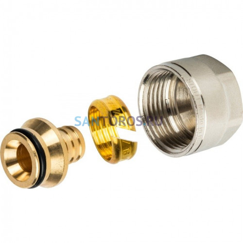 Фитинг компрессионный для труб PE-X 16х2,0х3/4 Stout SFC-0020-001620