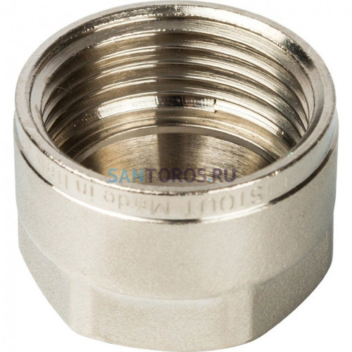 Фитинг компрессионный для труб PE-X 16х2,0х3/4 Stout SFC-0020-001620