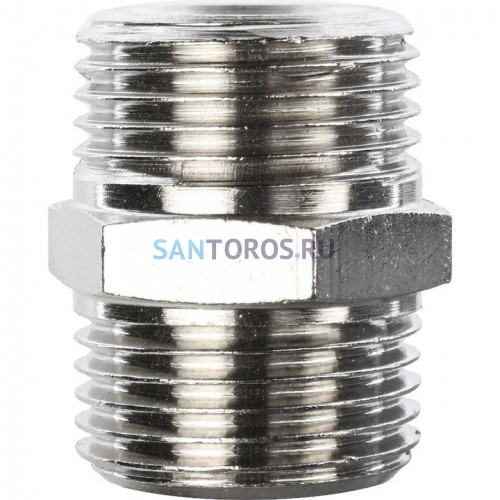 Ниппель HH 3/8" никелированный Stout SFT-0004-003838