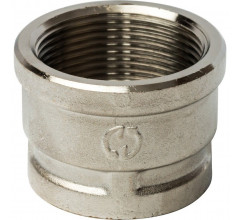 Муфта ВВ переxодная 1 1/2"x1", никелированная Stout