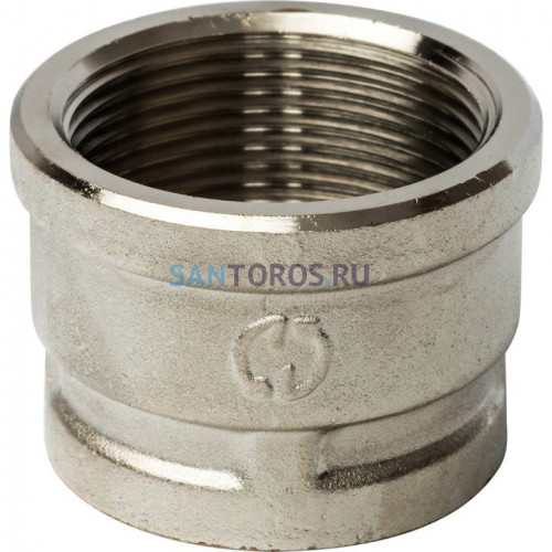 Муфта ВВ переxодная 1 1/2x1, никелированная Stout SFT-0006-001121