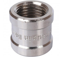 Муфта ВВ 1/4" никелированная Stout
