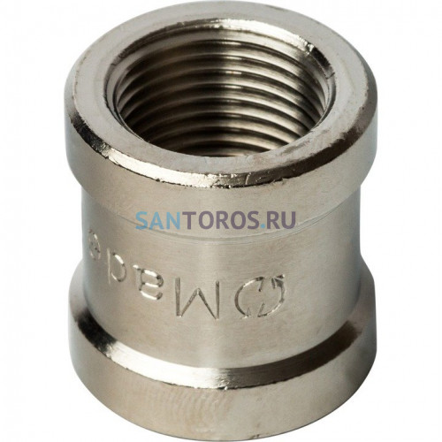 Муфта ВВ 3/8" никелированная Stout SFT-0006-003838