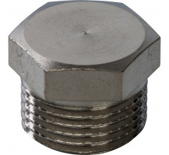 Заглушка НР 3/8" никелированная Stout
