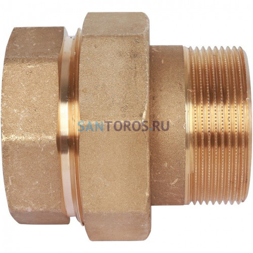 Разъемное соединение американка ВН 2, уплотнение под гайкой o-ring кольцо Stout SFT-0040-000002