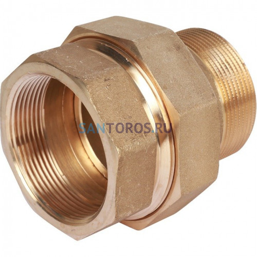 Разъемное соединение американка ВН 2, уплотнение под гайкой o-ring кольцо Stout SFT-0040-000002
