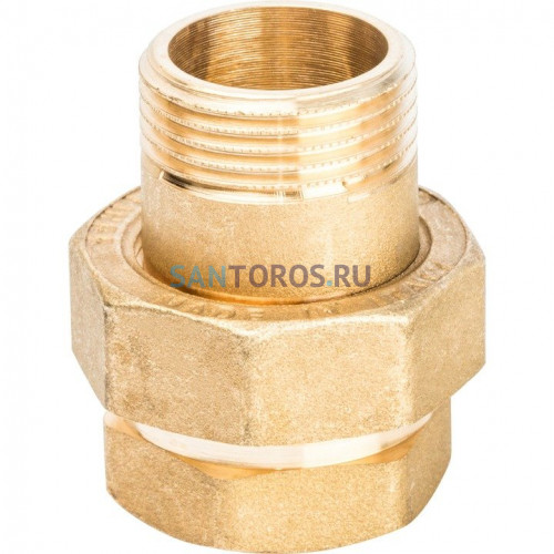 Разъемное соединение 1 американка ВН, уплотнение под гайкой по плоскости Stout SFT-0044-000001