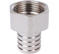Штуцер ВР 1"x25, никелированный Stout
