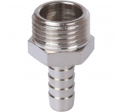 Штуцер НР 1/2"x10, никелированный Stout