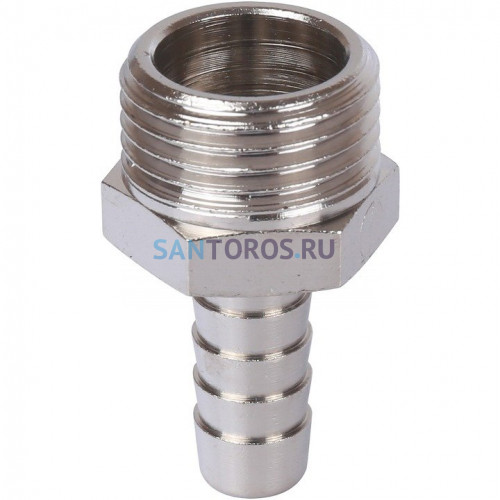 Штуцер НР 1/2x10, никелированный Stout SFT-0067-001210