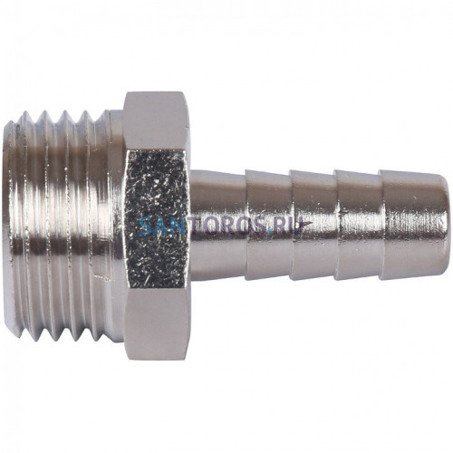 Штуцер НР 1/2x10, никелированный Stout SFT-0067-001210
